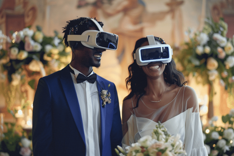 Un couple assez particulier : De la réalité virtuelle à l’autel !