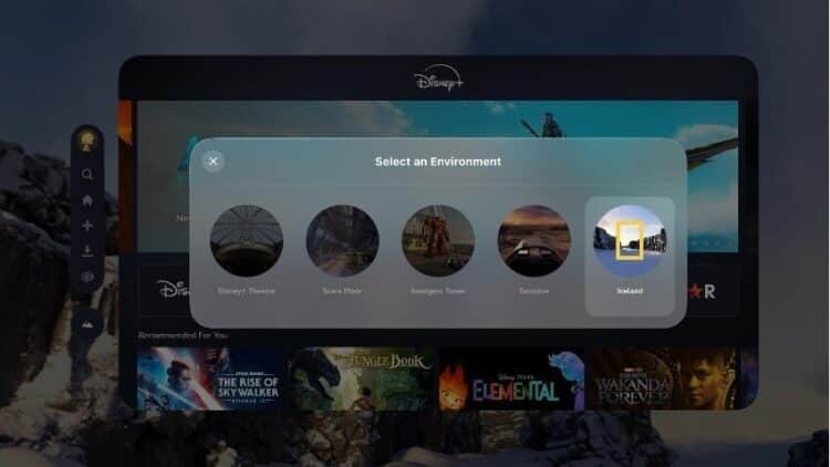 Disney+ National Geographic Apple Vision Pro