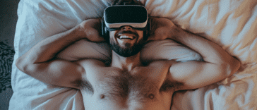 Les sars regardent du porno VR