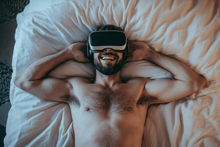 Les sars regardent du porno VR